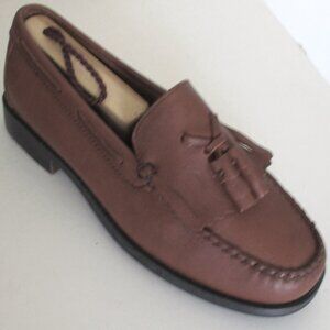 Bass Weejuns Marietta ll Womens Coffee Brown Leather Tassel Loafer NWOB - 7M